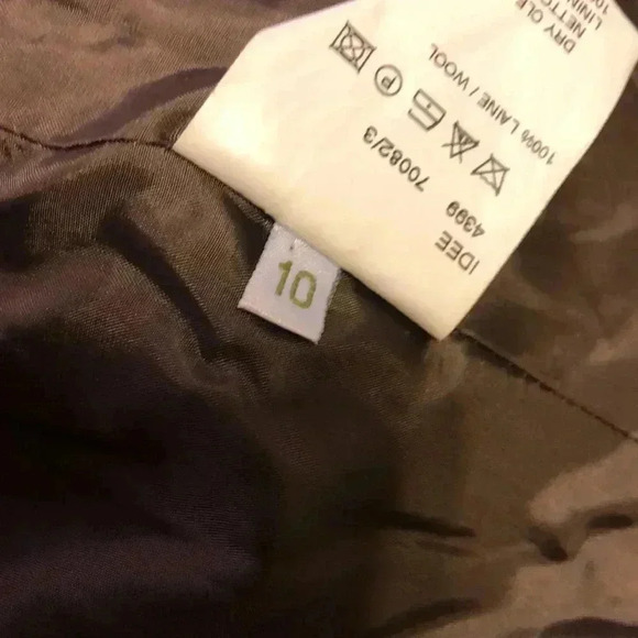 Bernard Zins wool blazer.  Size 20.  Made in France - Picture 11 of 12